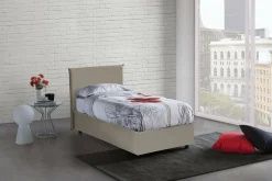 Letto singolo Tashkent, con materasso Cm 80x190 incluso,<Dmora Online