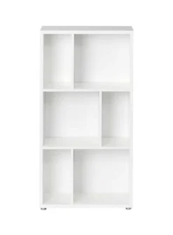 Libreria a due ripiani con scomparti, colore , cm 61 x 117 x 33<Dmora Best