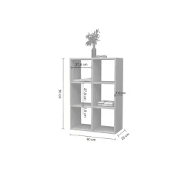 Libreria Acquaro, , cm 60x25h90<Dmora Best Sale