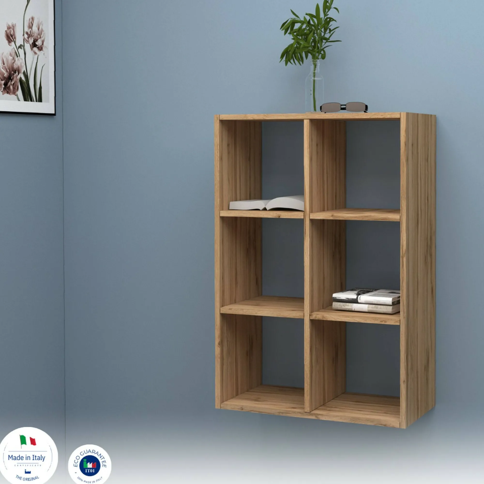Libreria Acquaro, , cm 60x25h90<Dmora Best Sale