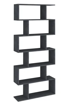 Libreria Alowha, cm 80x25h192,<Dmora Cheap
