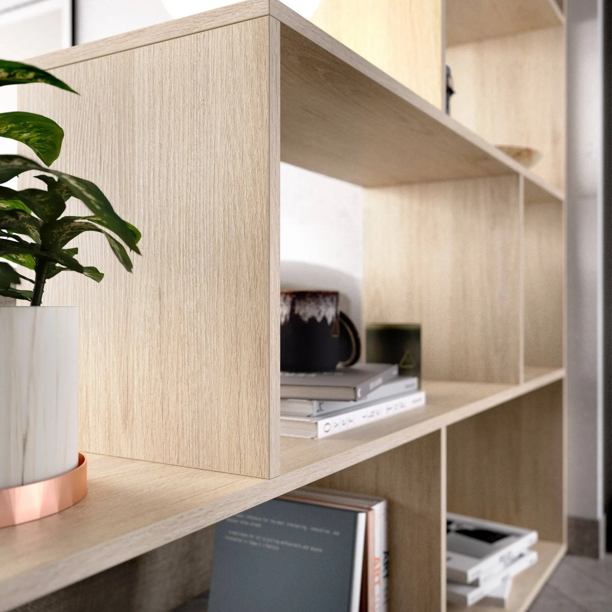 Libreria Apofi, 145x29h145 cm,<Dmora Sale