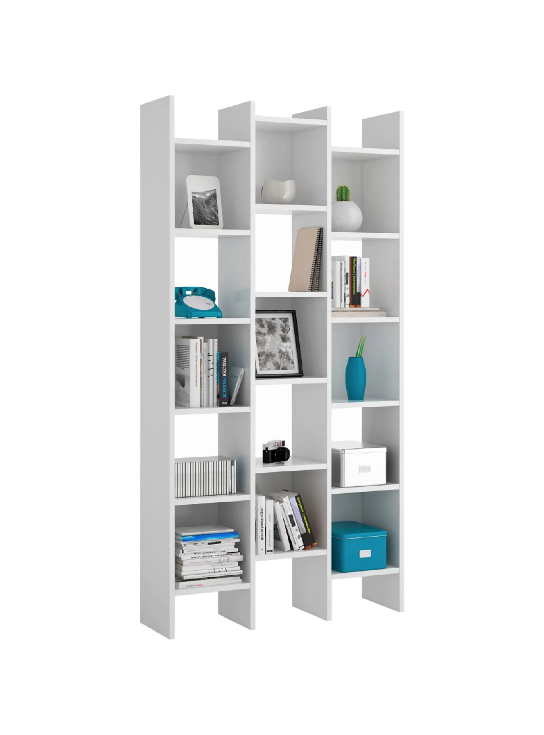 Libreria Areca, 96x29h192 cm,<Dmora Cheap