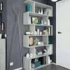 Libreria Ataman, 80x24h192 cm, Grigio<Dmora Store
