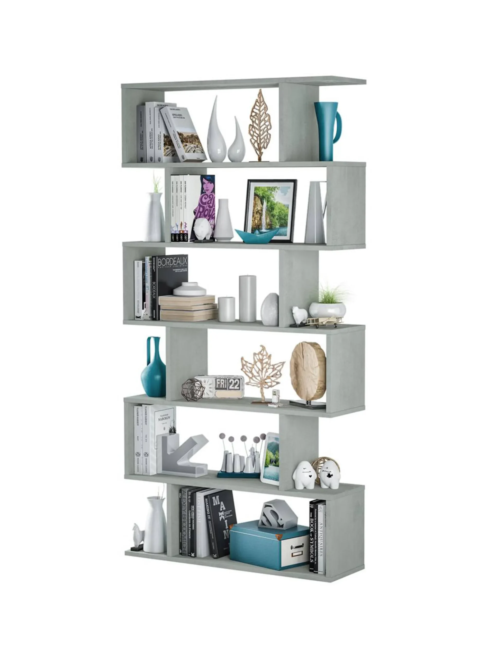 Libreria Ataman, 80x24h192 cm, Grigio<Dmora Store