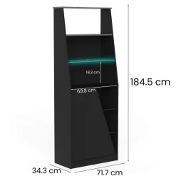 Libreria Avena, 72x34 h185 cm,<Dmora Hot