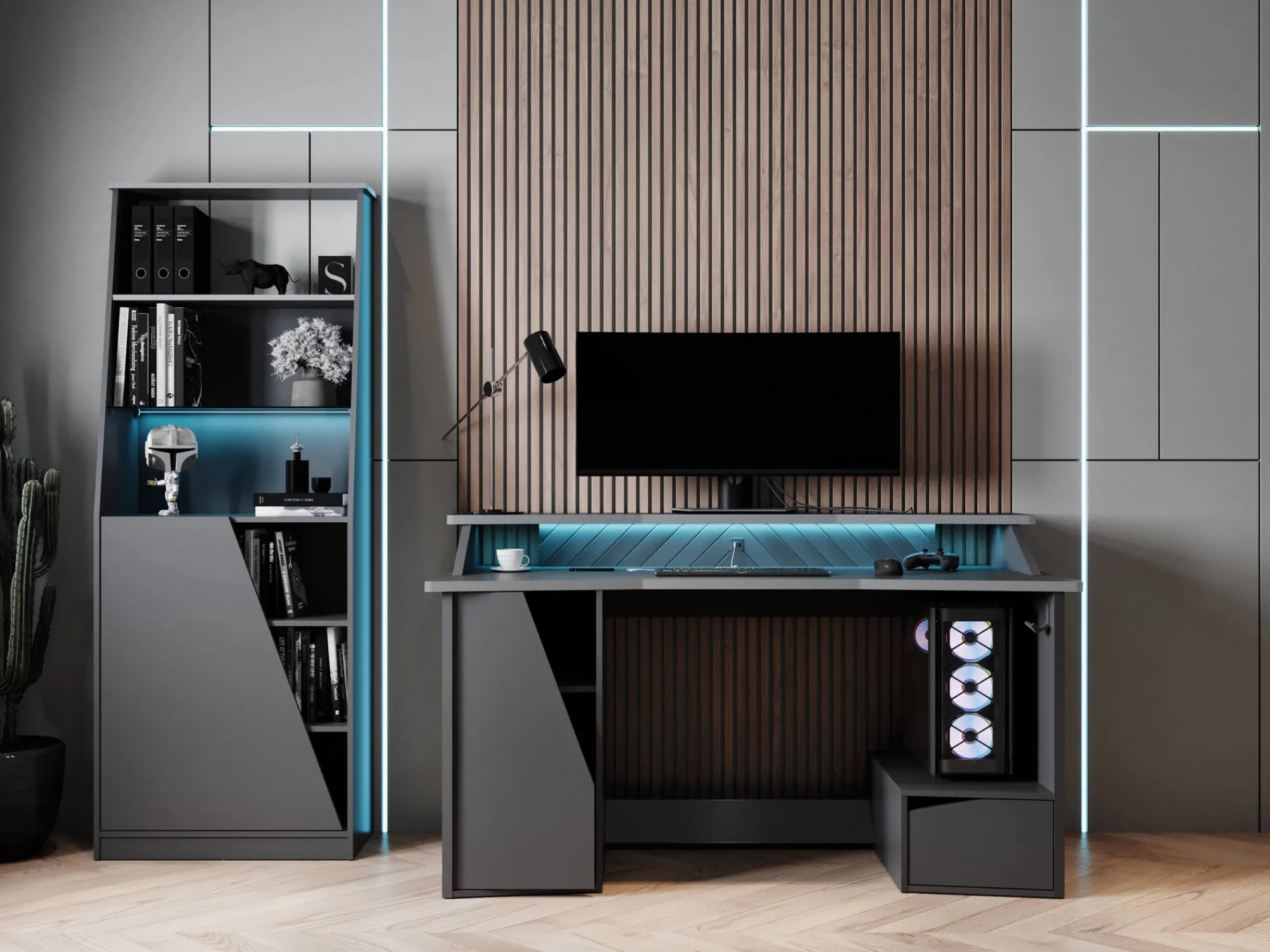 Libreria Avena, 72x34 h185 cm,<Dmora Hot