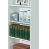 Libreria Celle, Scaffale da ufficio, Mobile portalibri, Biblioteca, 60x30 h145 cm,<Dmora New