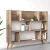 Libreria con otto vani aperti, cm 139,60 x 25 x 106, colore<Dmora Cheap