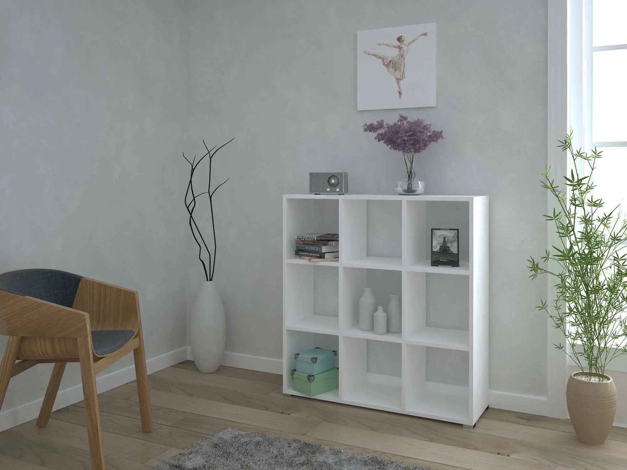 Libreria Daye, 106x33h109 cm,<Dmora Cheap