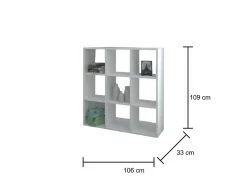 Libreria Daye, 106x33h109 cm,<Dmora Cheap