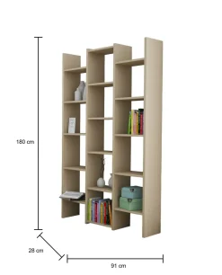 Libreria Drecagn, 91x28h180 cm,<Dmora Store