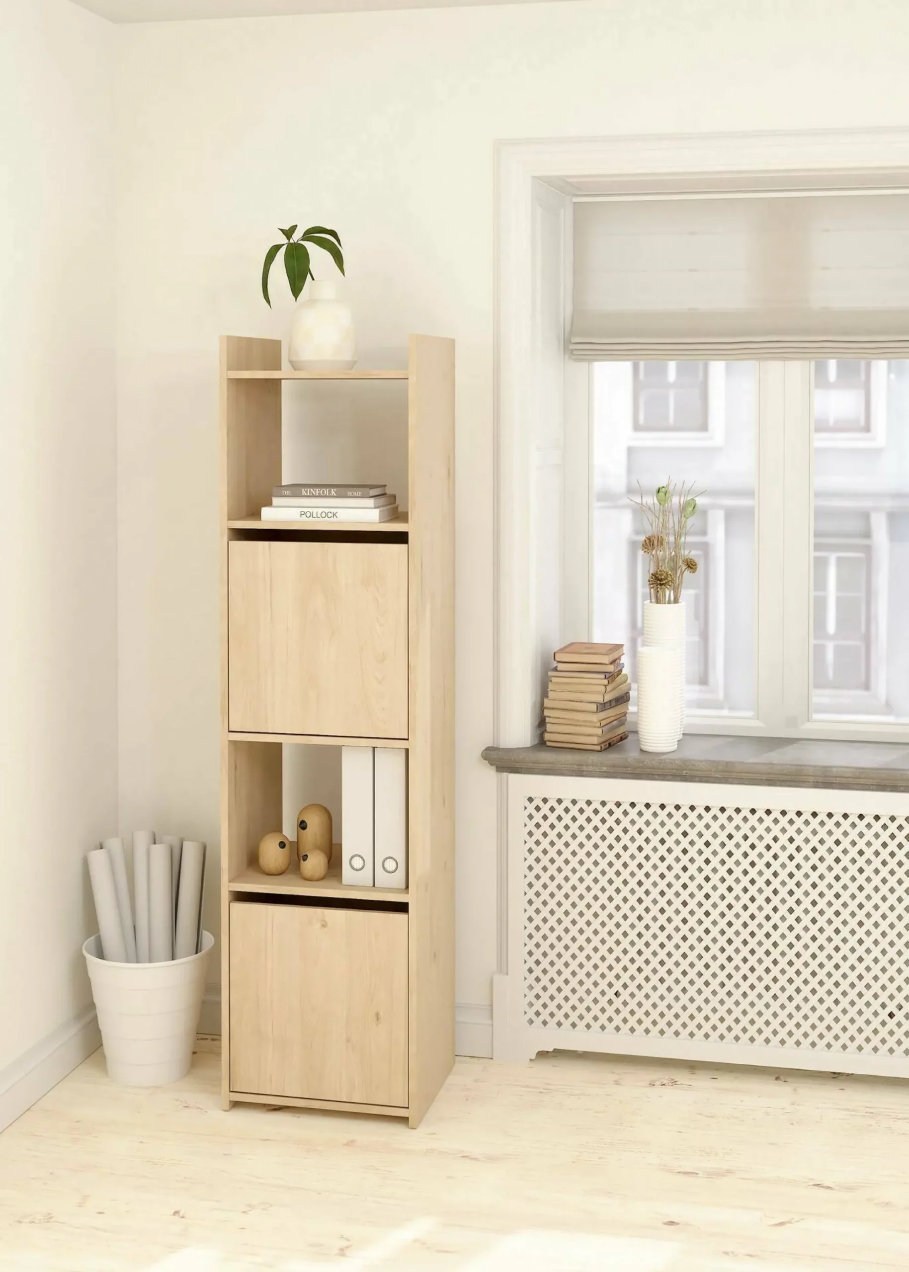 Libreria Dricn, 34x40 h155 cm,<Dmora Fashion