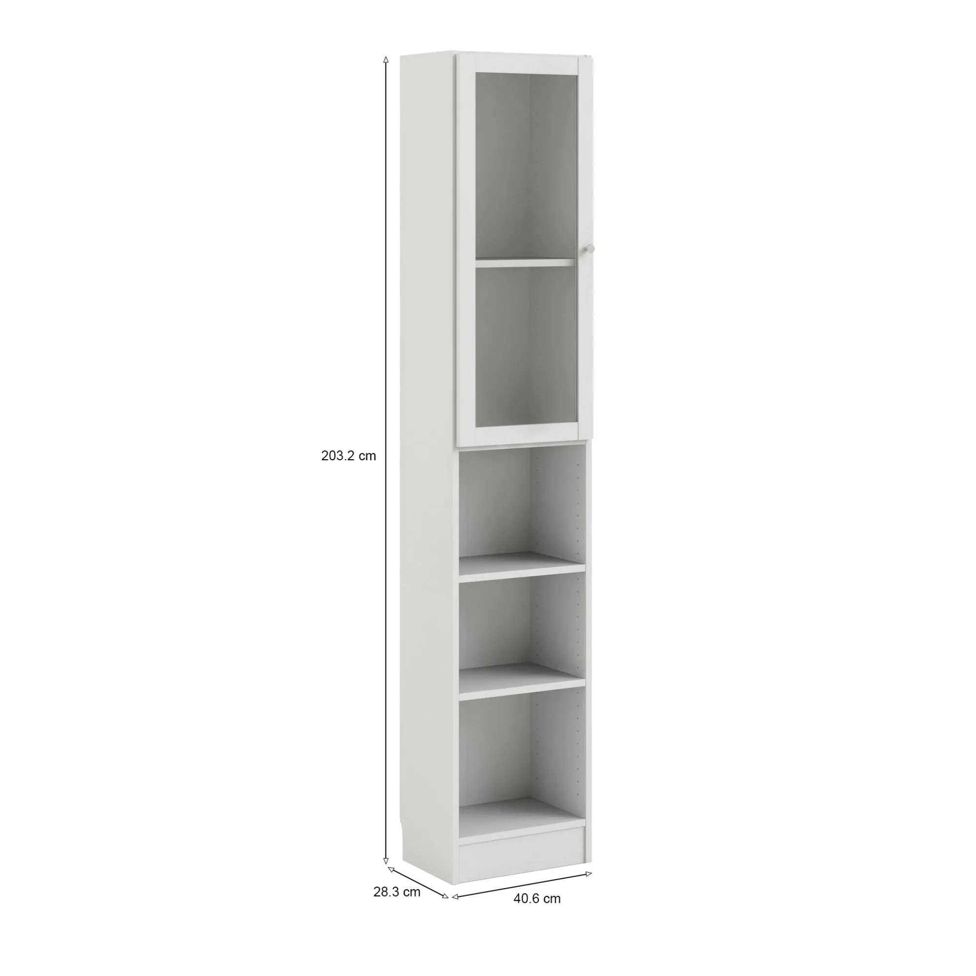 Libreria Dsitu, 28x41 h203 cm,<Dmora New