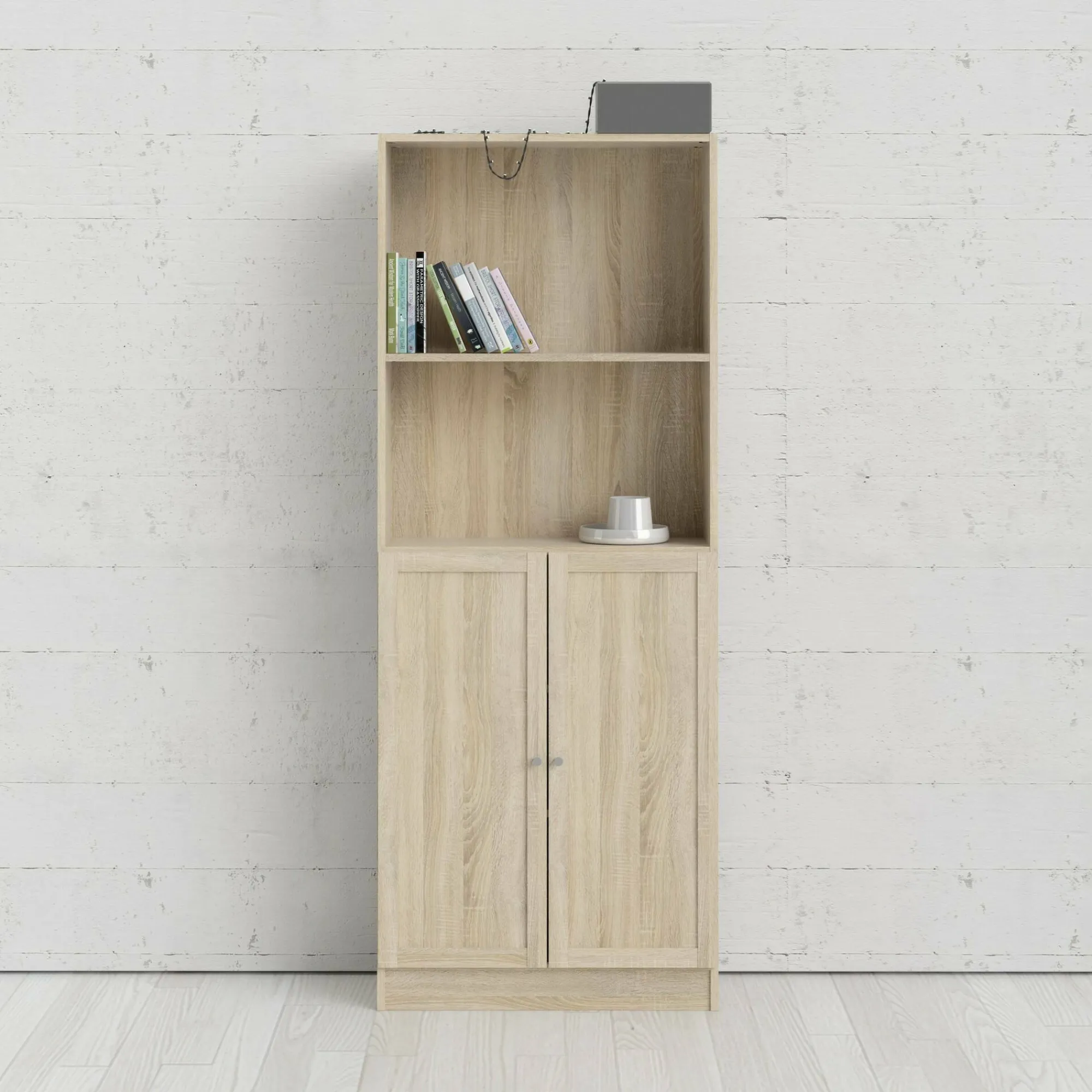 Libreria Dsoffrid, 28x79 h203 cm,<Dmora Best Sale