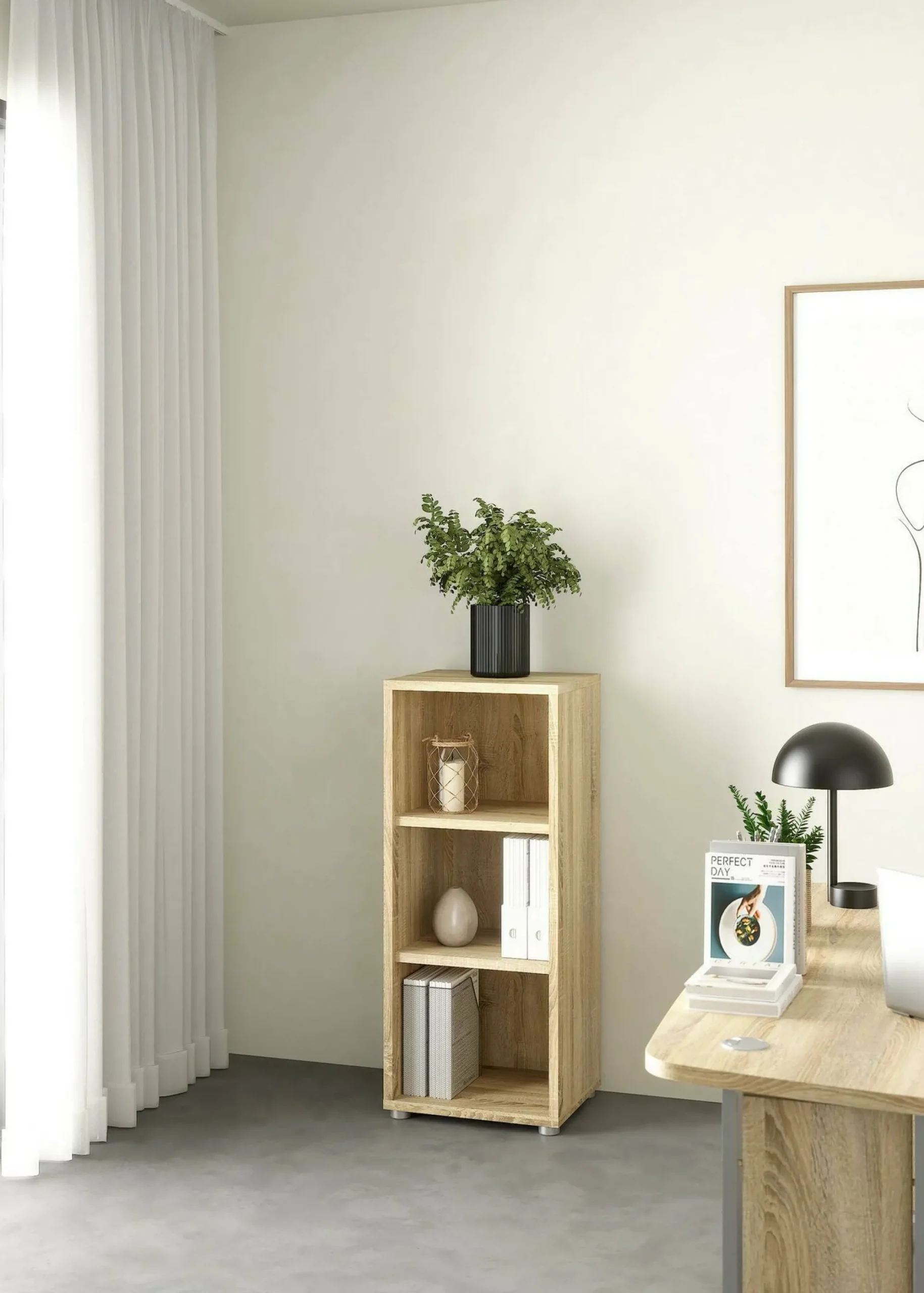 Libreria Dterzi, 40x47 h113 cm,<Dmora Store