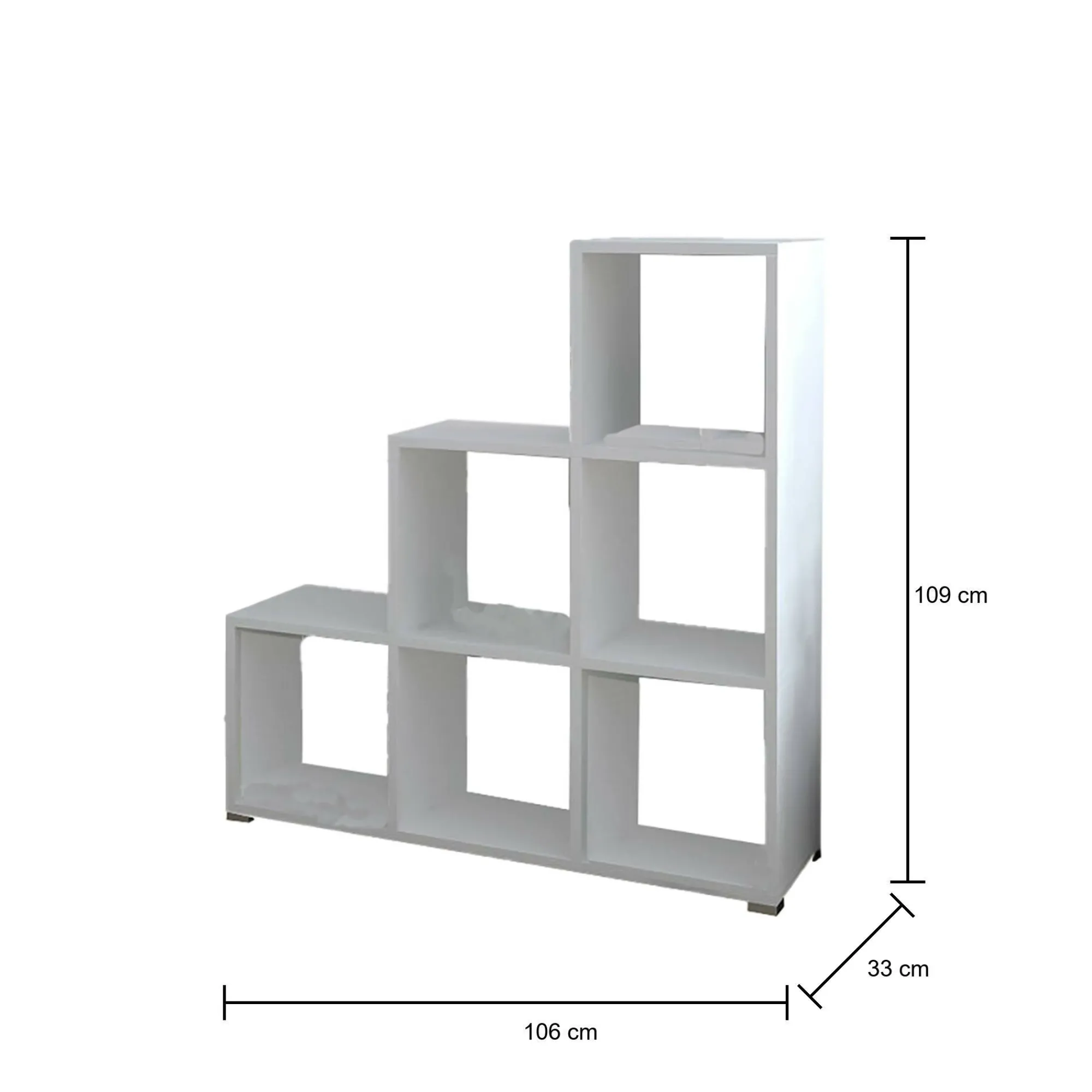 Libreria Isaias, 106x33h109 cm,<Dmora Best