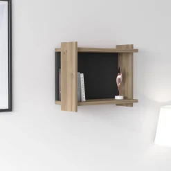 Libreria pensile da parete, cm 45 x 51 x 35, colore e antracite<Dmora Sale