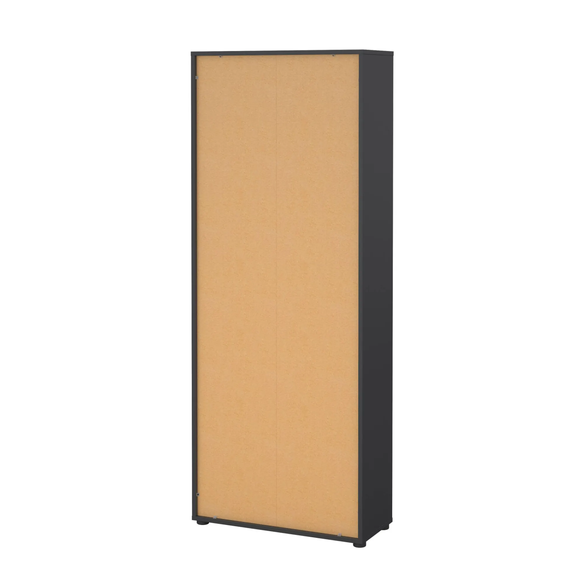 Libreria Pierre, 34x80 h205 cm, Rovere e Grigio<Dmora Fashion