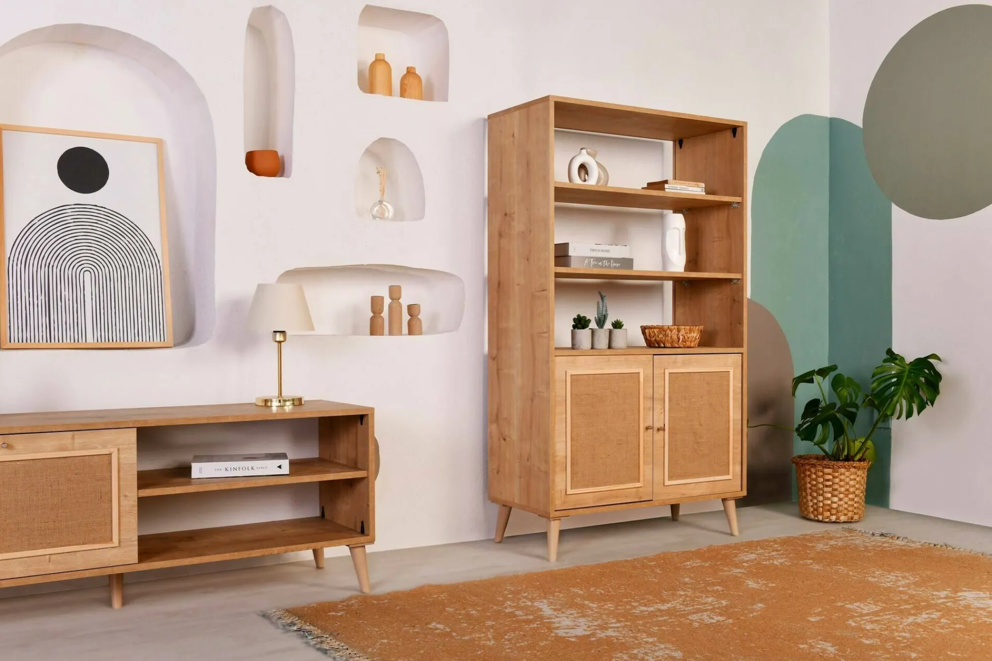 Libreria Suva, 90x40h110 cm,<Dmora Cheap
