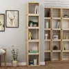 Libreria Tomas, 32x22 h167 cm, Quercia e Bianco<Dmora Best