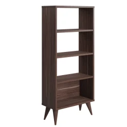 Libreria verticale con quattro scomparti, cm 54 x 25 x 121, colore<Dmora Discount