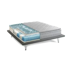 Materasso matrimoniale Aba, Anti acaro e Anallergico, Cm 160x190h26<Dmora Sale