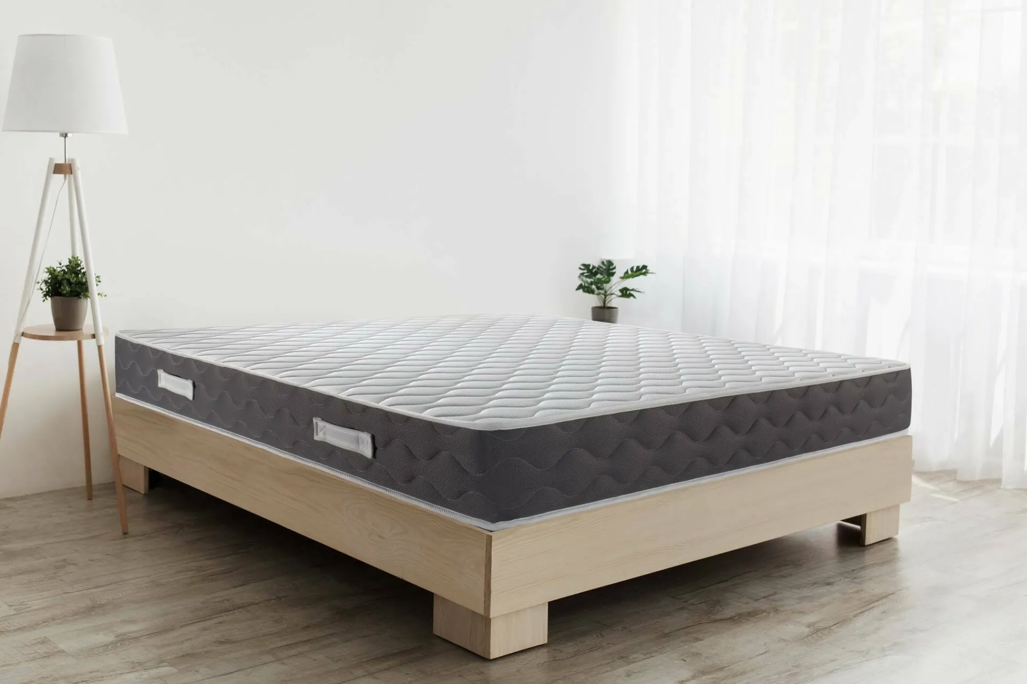 Materasso matrimoniale Alfer, 100% Made in Italy, 160x190xh28 cm<Dmora Discount