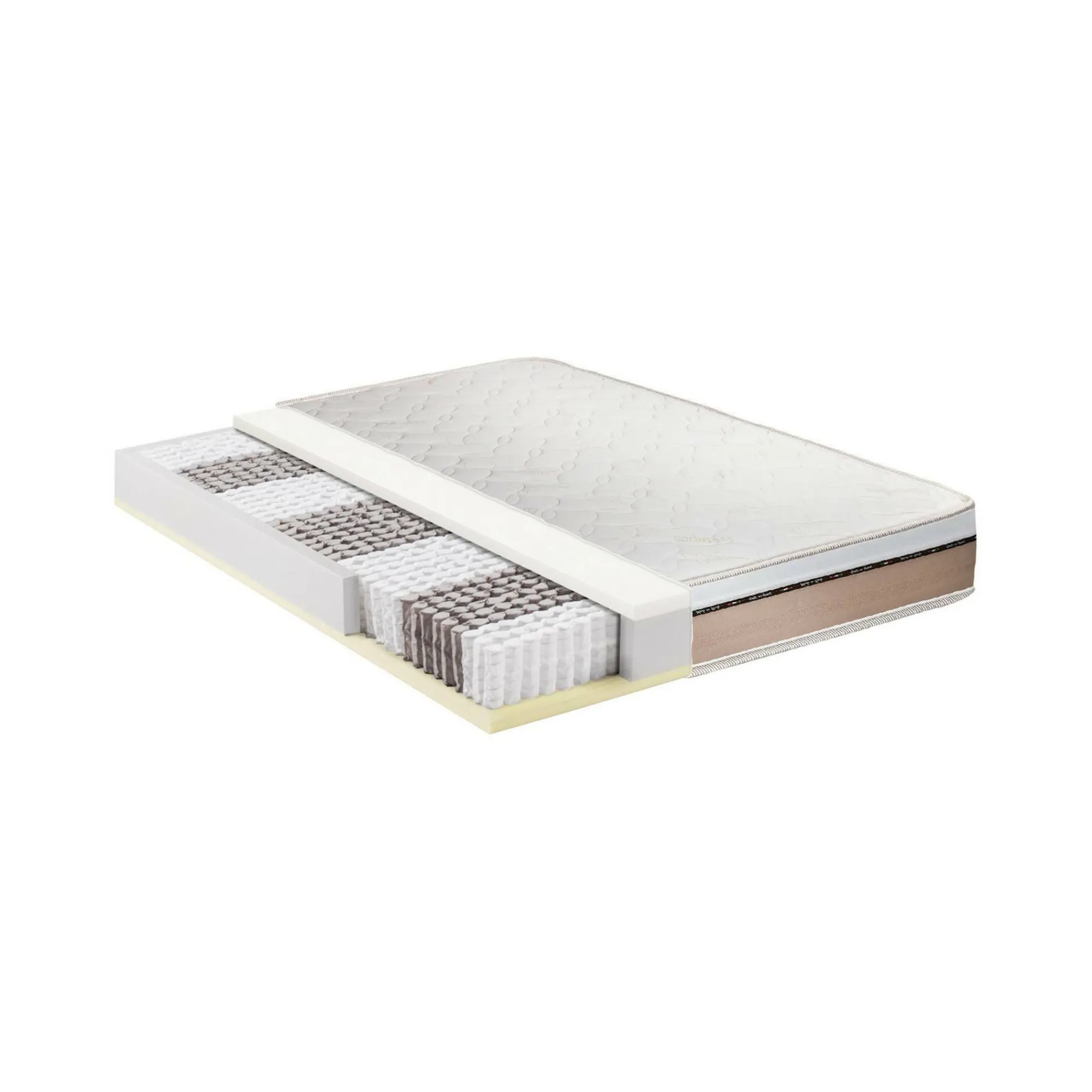 Materasso matrimoniale Annus, 100% Made in Italy, 140x190xh25 cm<Dmora Outlet