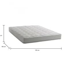 Materasso piazza e mezza Cauro, Anti acaro e Anallergico, Cm 120x190h19<Dmora Flash Sale