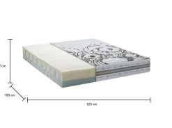 Materasso piazza e mezza Wien, Anti acaro e Anallergico, Cm 120x190h 22<Dmora Discount