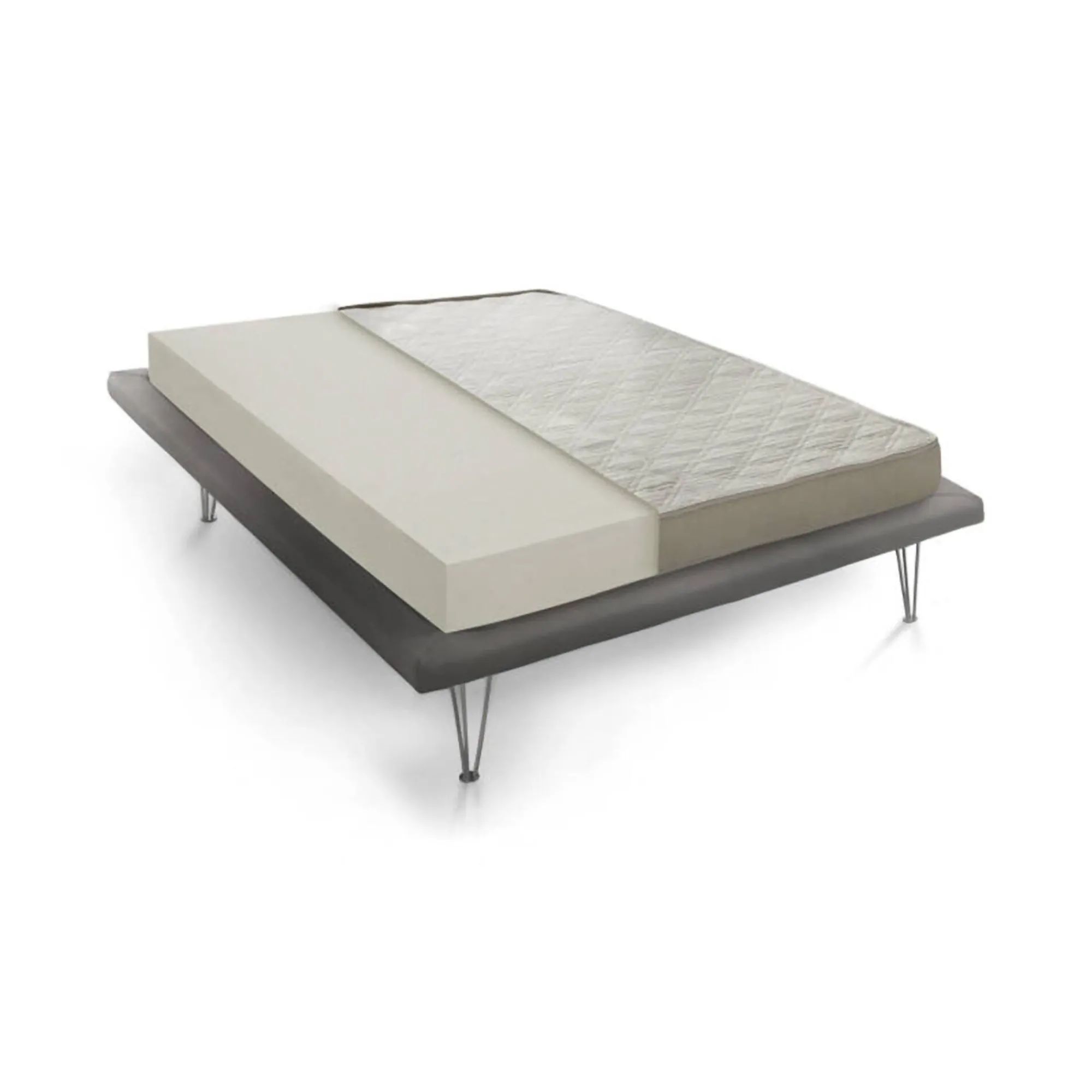 Materasso singolo Akima, Anti acaro e Anallergico, Cm 80x190h15<Dmora Flash Sale