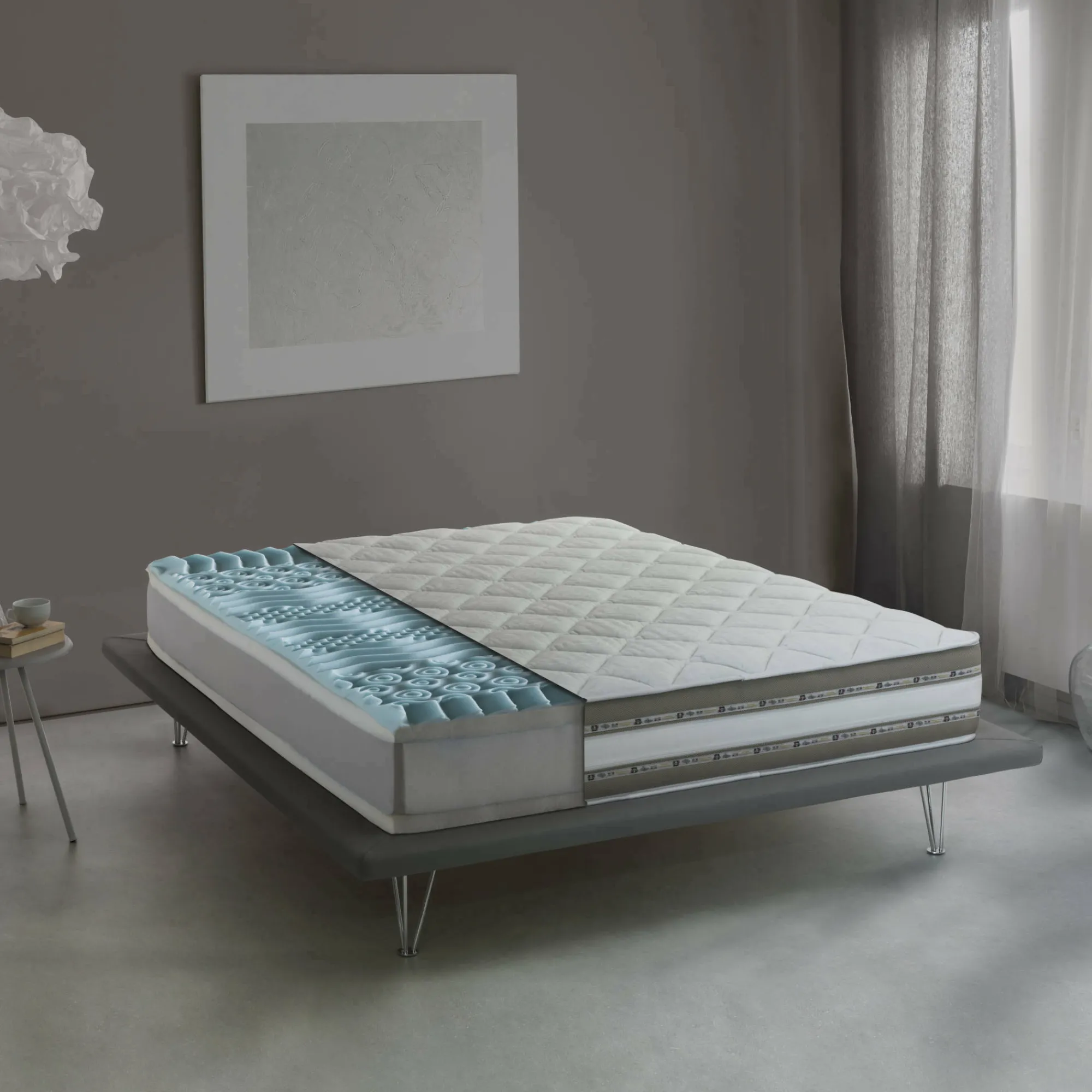 Materasso singolo Aksi, Anti acaro e Anallergico, Cm 90x200h27<Dmora Flash Sale