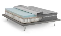 Materasso singolo Altino, Anti acaro e Anallergico, Cm 80x190h32<Dmora Online