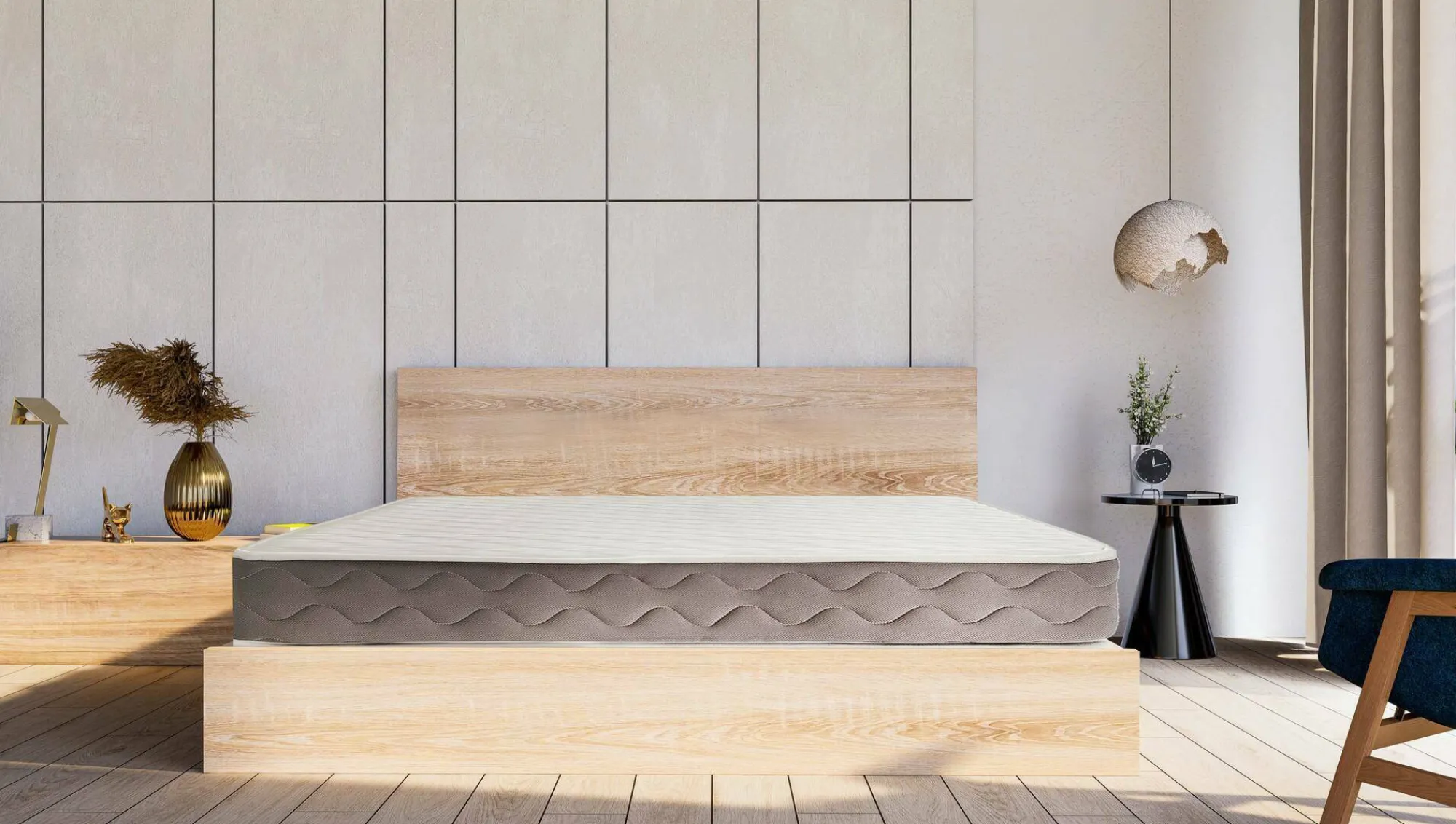 Materasso singolo Archetta, 100% Made in Italy, 90x200xh21 cm<Dmora Best