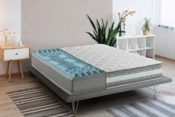 Materasso singolo Assi, Anti acaro e Anallergico, Cm 80x200h27<Dmora Best