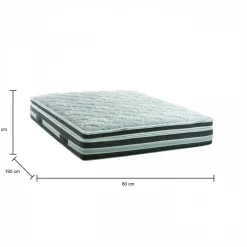 Materasso singolo Dgerb, Anti acaro e Anallergico, Cm 80x190h32<Dmora Cheap
