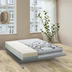 Materasso singolo Sermenza, Anti acaro e Anallergico, Cm 80x190h 22<Dmora Store