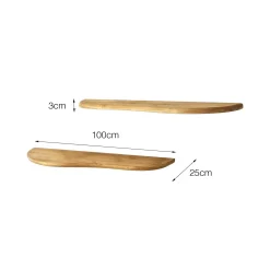 Mensola Antana, 100x25h3 cm,<Dmora Clearance