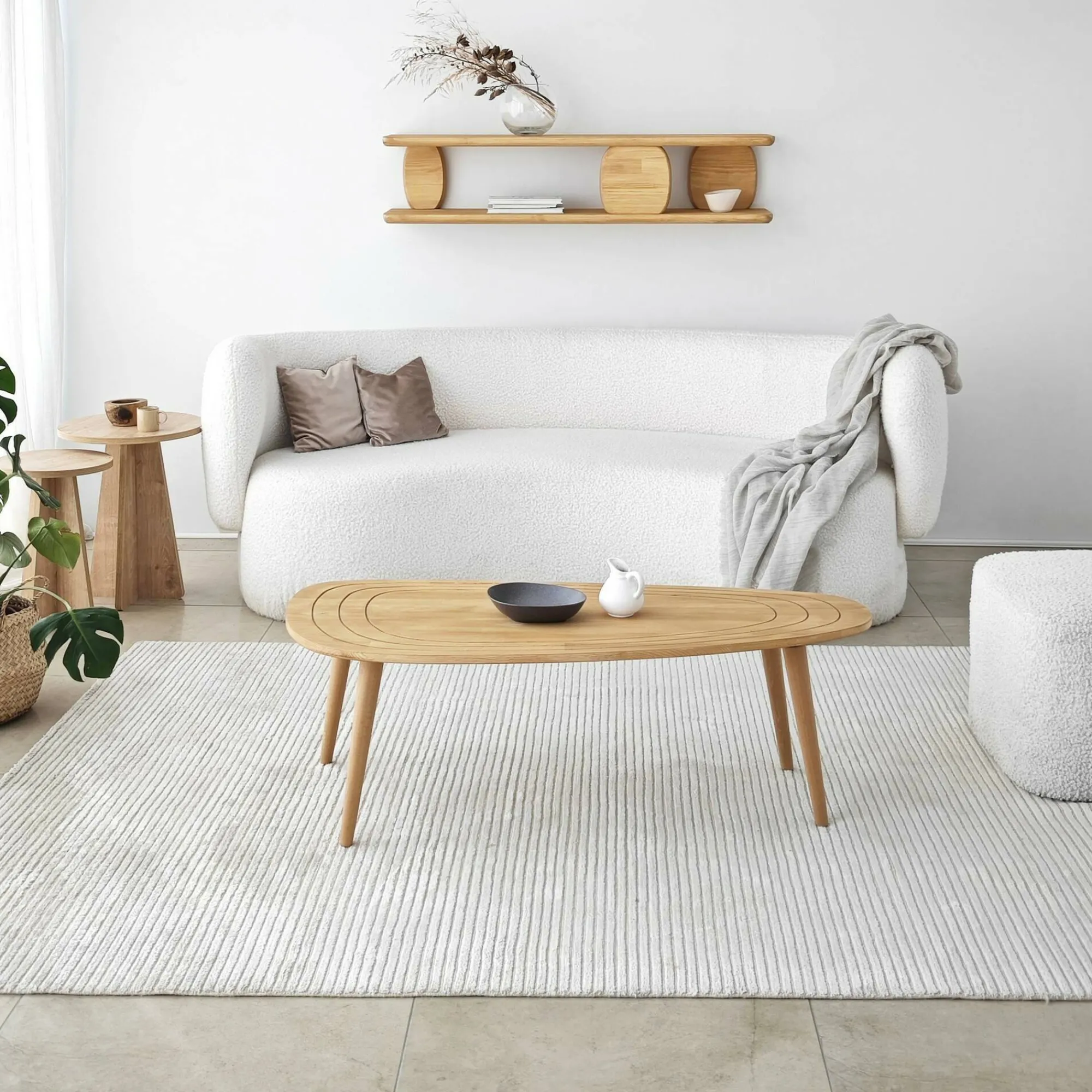 Mensola Arcene, 120x24h30 cm,<Dmora Cheap