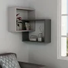 Mensola Fiandra, 68x60 h68 cm, Beige e Antracite<Dmora Discount