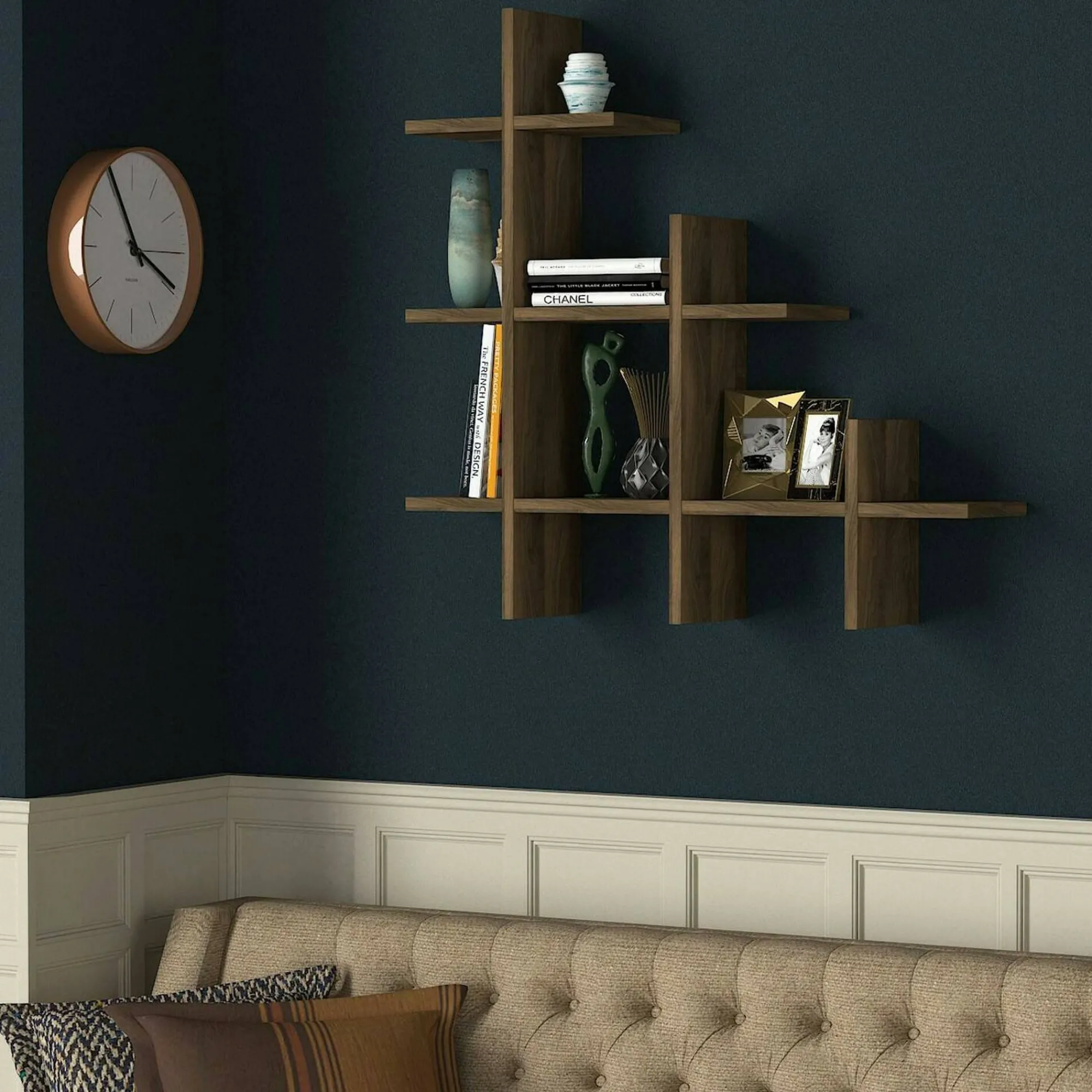 Mensola Onil, 82x18h80 cm,<Dmora New