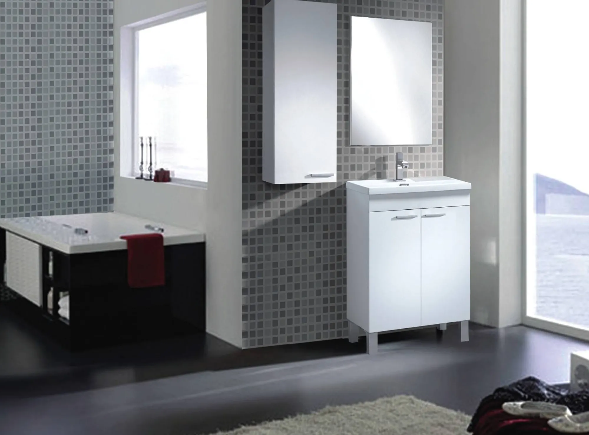 Mobile colonna Alcott, 30x25h85 cm,<Dmora Flash Sale