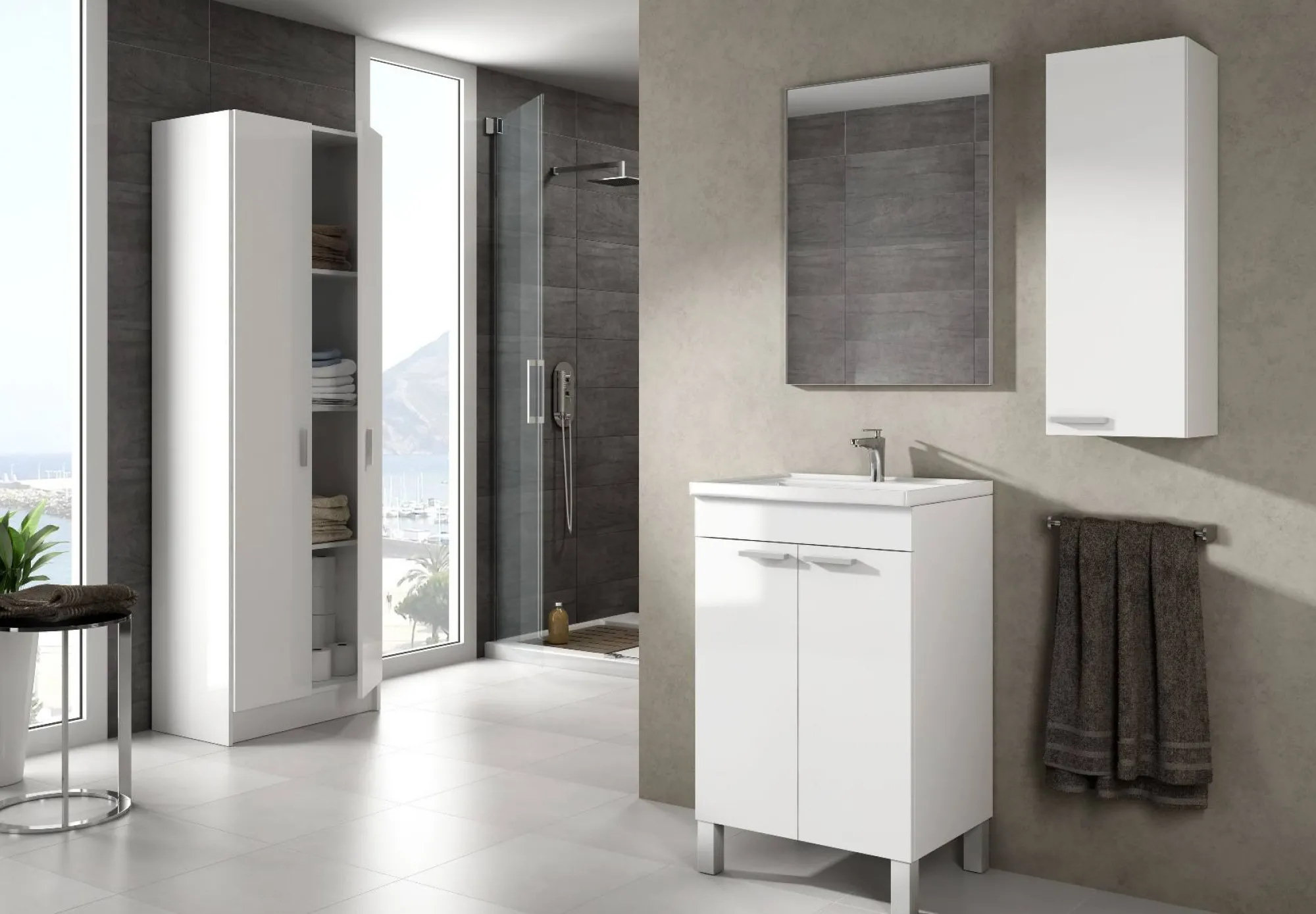 Mobile colonna Alcott, 30x25h85 cm,<Dmora Flash Sale