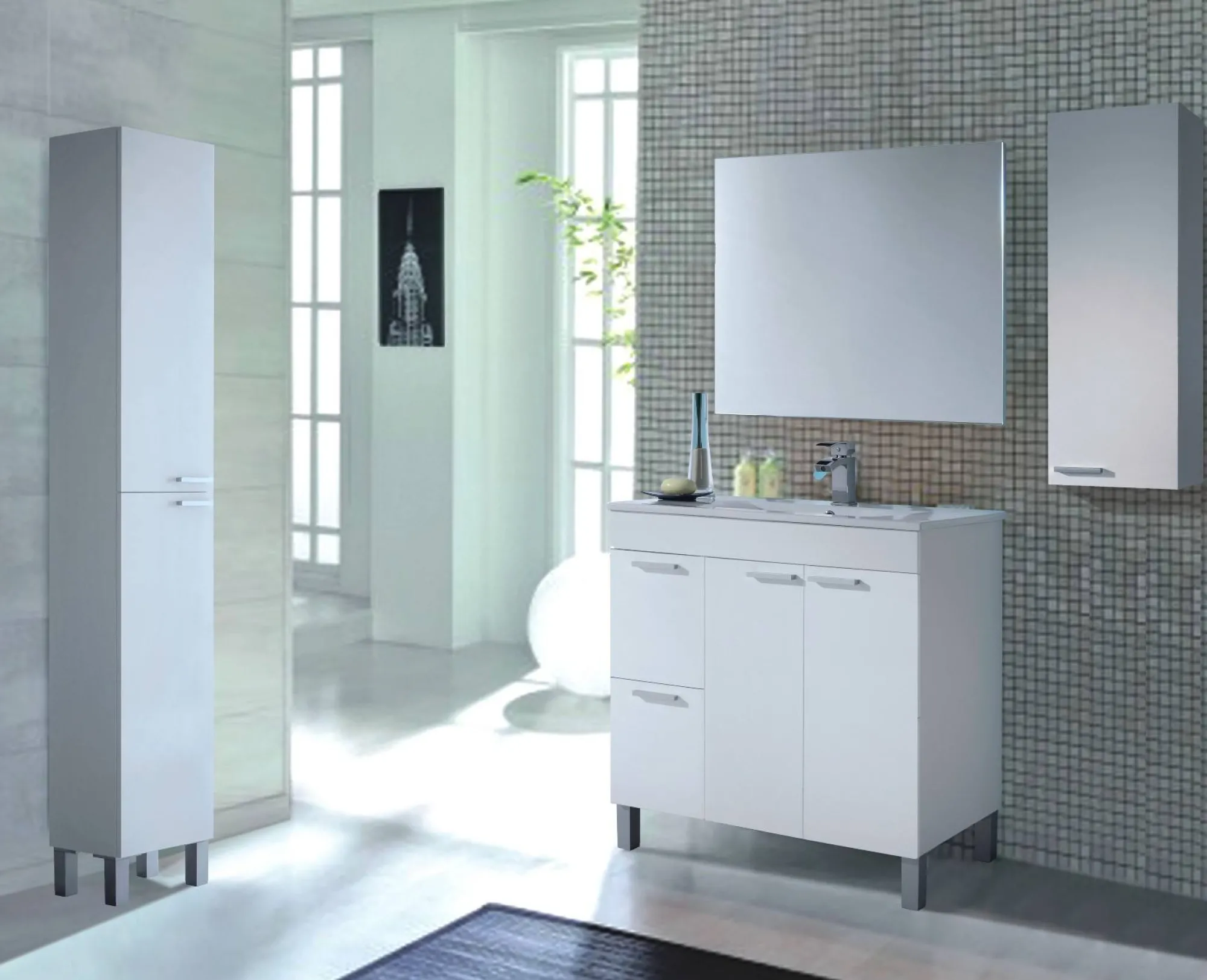 Mobile colonna Alcott, 30x25h85 cm,<Dmora Flash Sale