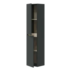 Mobile colonna Arissa, 31x26h135 cm, Antracite e Rovere<Dmora Cheap