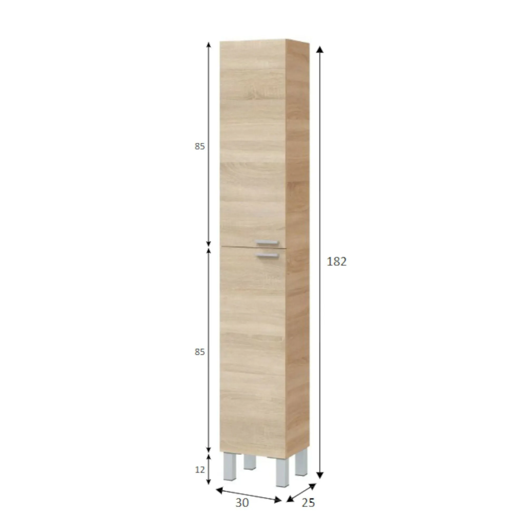 Mobile colonna Ark, 30x25h182 cm,<Dmora Best
