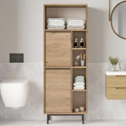 Mobile colonna Merbok, 160x36 h45 cm,<Dmora Sale