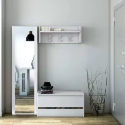 Mobile da ingresso Actinolite, Cm 50x32h182,<Dmora Cheap