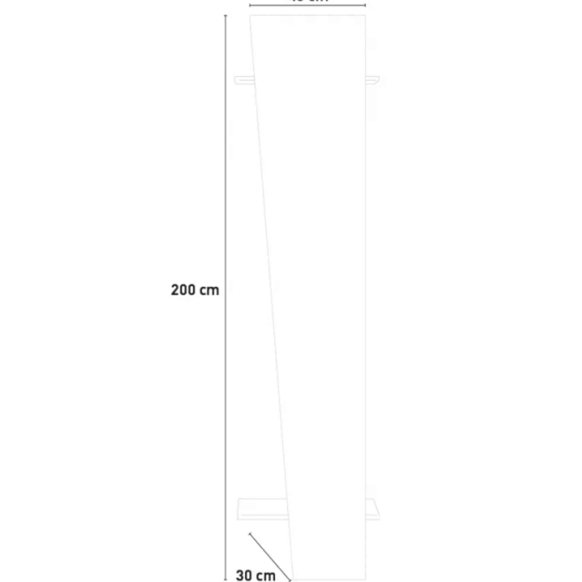 Mobile da ingresso Allinko, cm 50x30h200,<Dmora Flash Sale